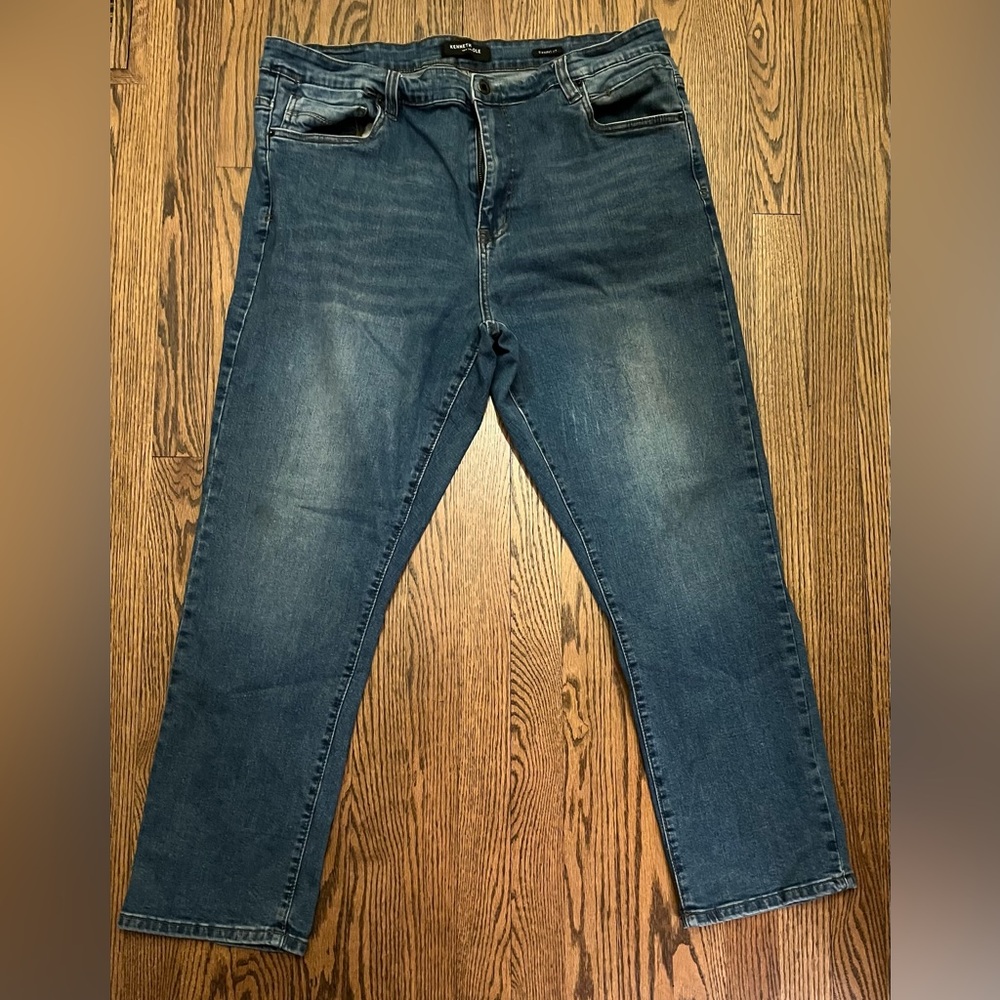 Kenneth Cole Indigo Straight Leg Jeans